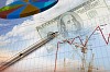 Collage of financial and business charts and graphs