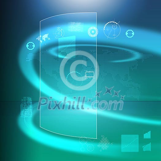 Colour collage with financial and business charts and graphs Colour collage with financial and business charts and graphs
