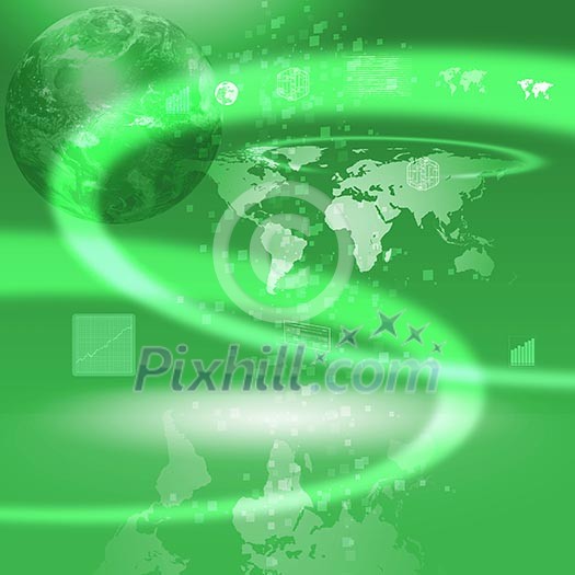Colour collage with financial and business charts and graphs Colour collage with financial and business charts and graphs