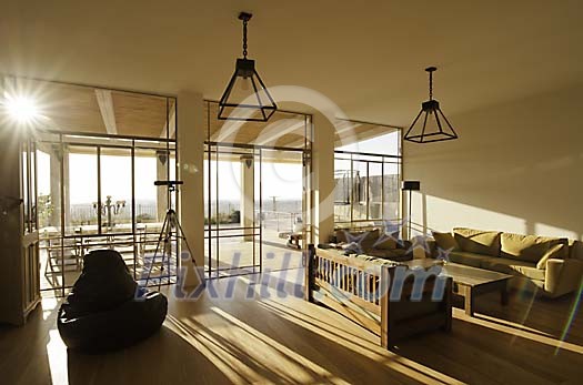 Designer living room in bright ligh Designer living room in bright ligh