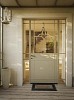 White and glassy home entrance