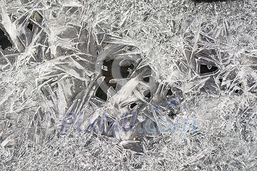 Ice pattern background Ice pattern background