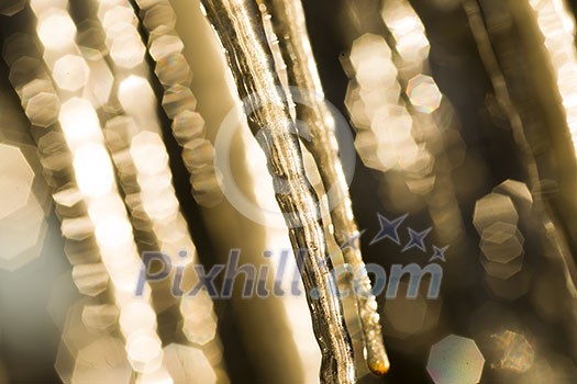 Sparkling icicle background Sparkling icicle background