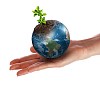 Hands and Earth. Symbol of environmental protection