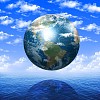 Our own Earth. Symbol of environmental protection