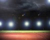 Image of stadium in lights and flashes