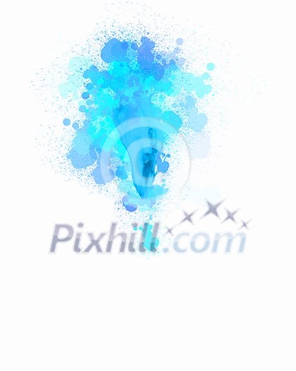 Background image with colorful splashes and drops Background image with colorful splashes and drops