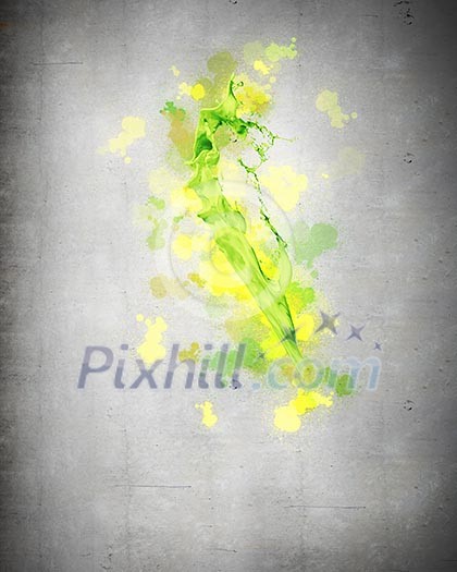 Background image with colorful splashes and drops Background image with colorful splashes and drops