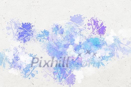 Background image with colorful splashes and drops Background image with colorful splashes and drops