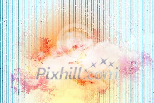 Abstract background image with music note symbols Abstract background image with music note symbols