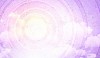 Abstract background image with circles and clouds