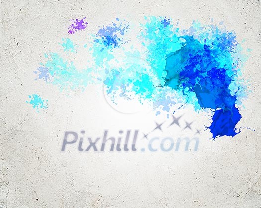 Abstract background image with colorful splashes and drops Abstract background image with colorful splashes and drops