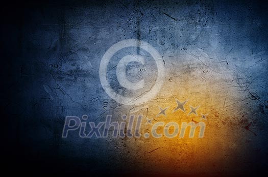 Background image. Dark wall with color lights Background image. Dark wall with color lights