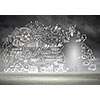 Hand drawn business ideas sketch against nature background
