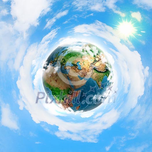Image of earth planet. Elements of this image are furnished by NASA Image of earth planet. Elements of this image are furnished by NASA