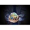 Let's save our planet earth. Ecology concept. Elements of this image are furnished by NASA