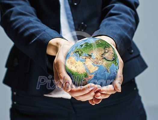 Let's save our planet earth. Ecology concept. Elements of this image are furnished by NASA Let's save our planet earth. Ecology concept. Elements of this image are furnished by NASA