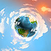 Image of earth planet. Elements of this image are furnished by NASA