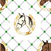Seamless horse pattern vector eps background
