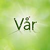 Vr letters made from grass