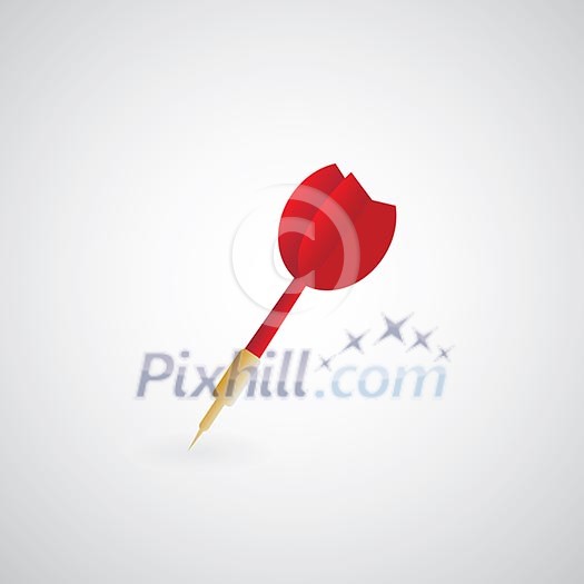 darts target vector cartoon style darts target vector cartoon style