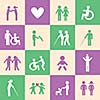 Family icon set for use 