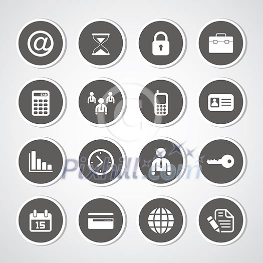 Business Icons set for use Business Icons set for use