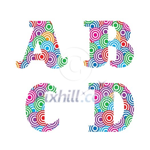 Font retro set for use Font retro set for use