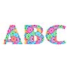 Font retro set for use