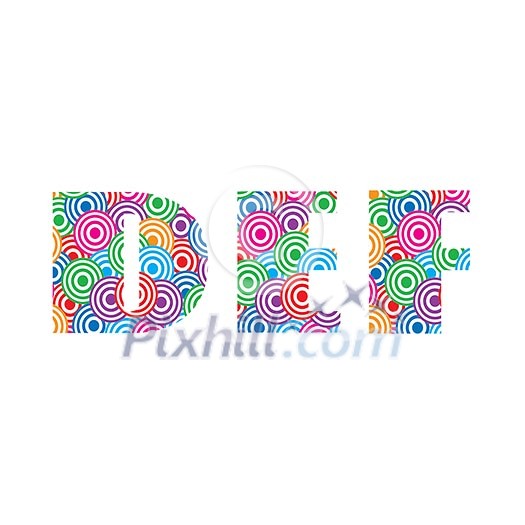 Font retro set for use Font retro set for use