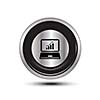 single button aluminum for use