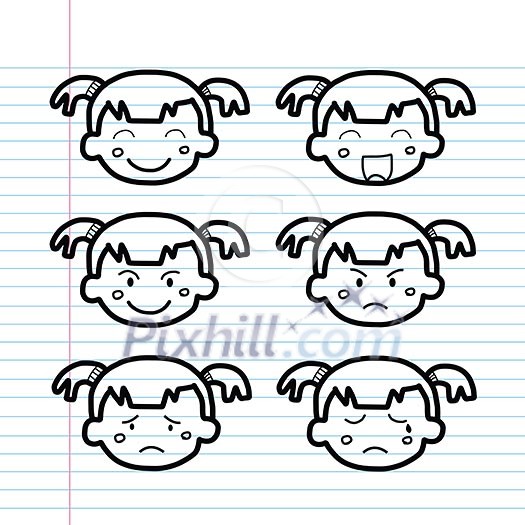 cartoon sketch set for use cartoon sketch set for use