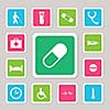 collection icons set for use 