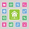 Web hosting icons for use