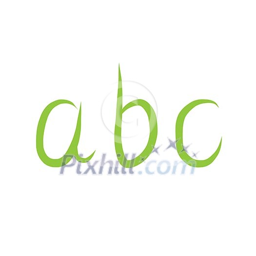Font nature set for use Font nature set for use