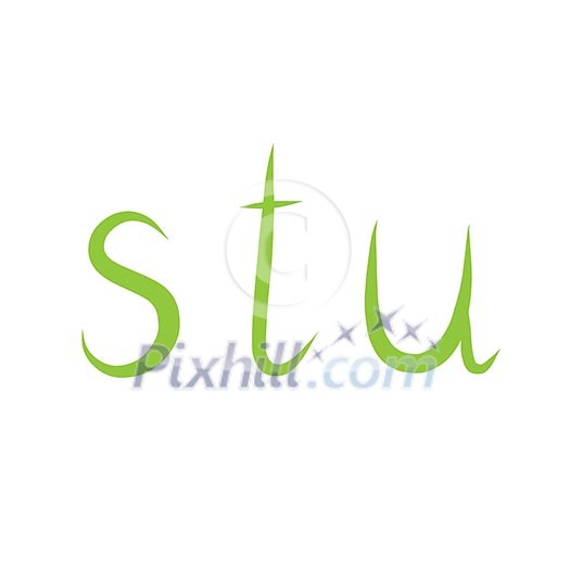 Font nature set for use Font nature set for use