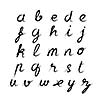 handwriting font set for use