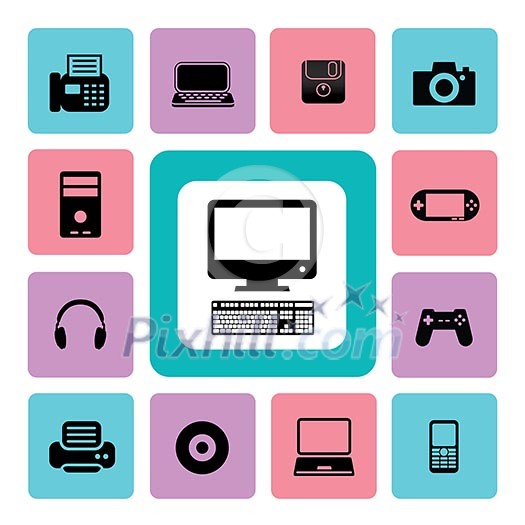 Icon IT set for use Icon IT set for use