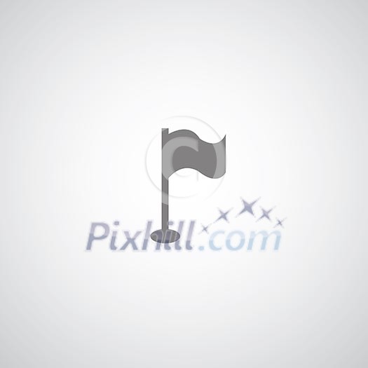 flag symbol on gray background flag symbol on gray background
