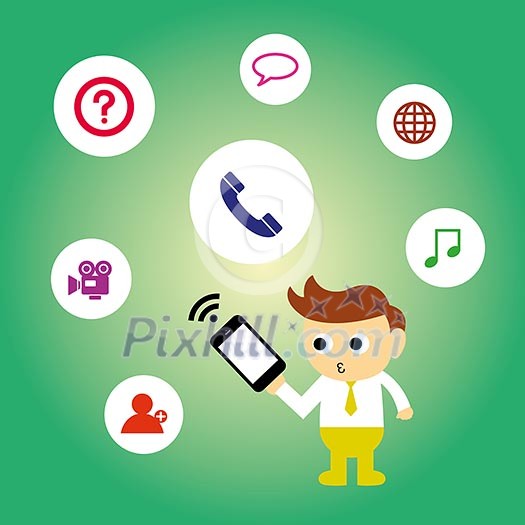 vector cartoon style for use vector cartoon style for use