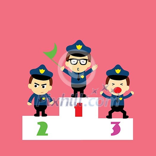 police vector cartoon style for use police vector cartoon style for use