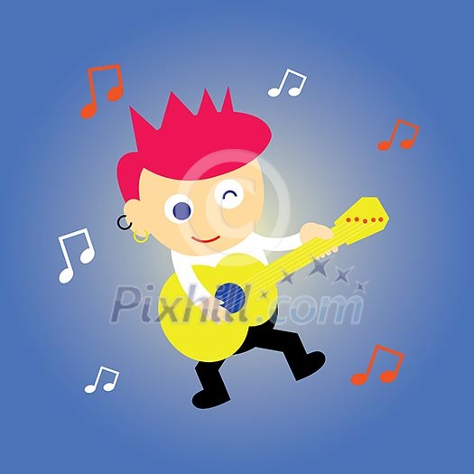 music vector cartoon style for use music vector cartoon style for use