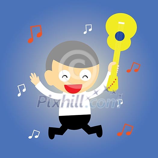 music vector cartoon style for use music vector cartoon style for use