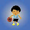 sport basketball vector cartoon style