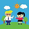 vector cartoon style for use
