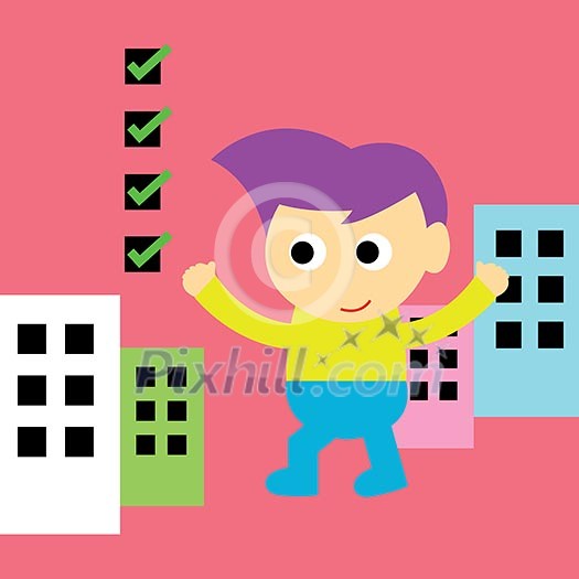 vector cartoon style for use vector cartoon style for use