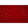 Red background with floral motif