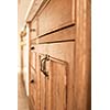 Close-up of a wooden cabinet