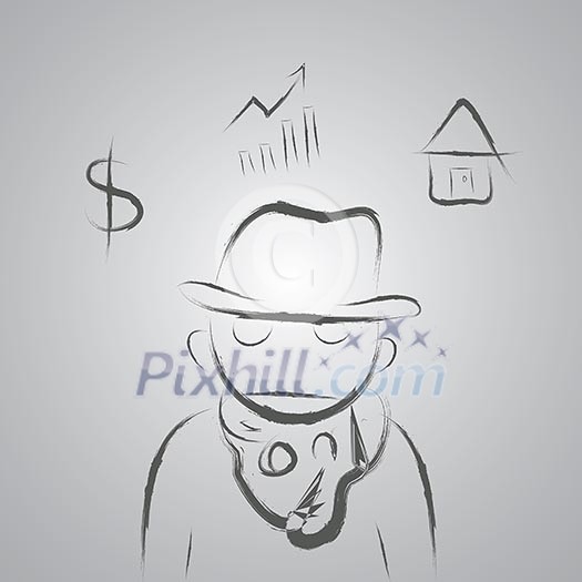 worker man hand drawn cartoon sketch worker man hand drawn cartoon sketch