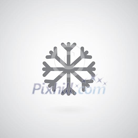 wind symbol on gray background